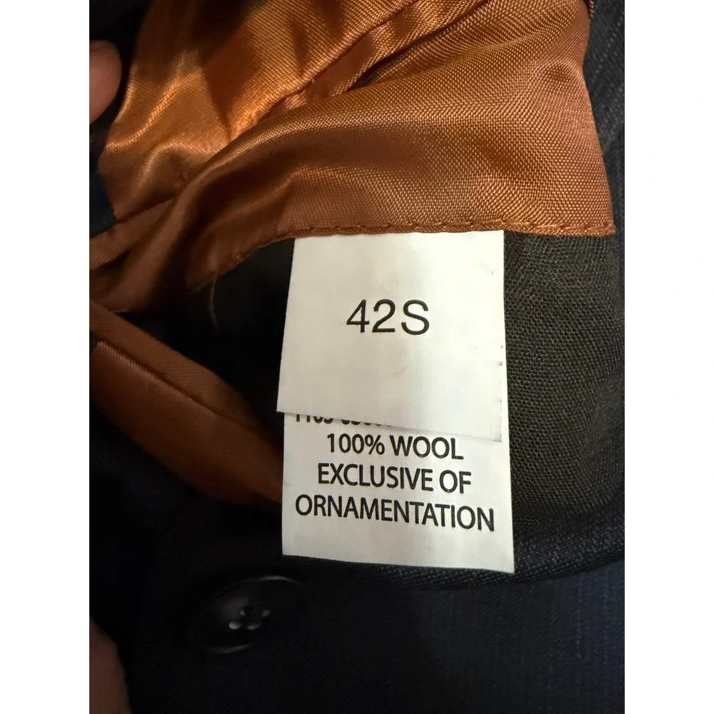 Jos. A. Bank Old Money Wool Blazer Men Size 42S Dark Academia Quiet Luxury